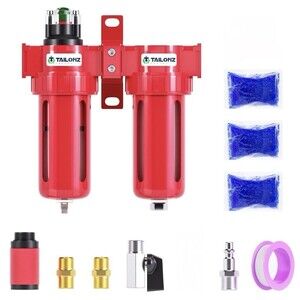 TAILONZ PNEUMATIC 0-150PSI 1/4 Inch NPT Aluminum Alloy Air Filter Drying System